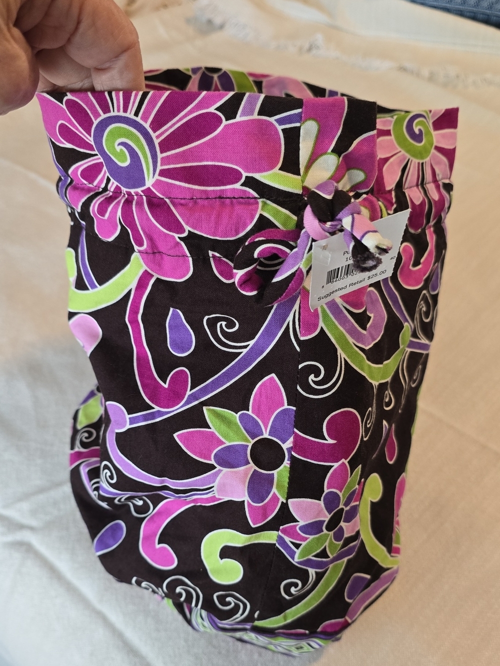 Vera Bradley Purple Punch-large Tote And Other Pieces - Picture 7 of 7
